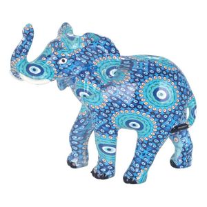 Signes Grimalt Petite figurine d'&eacute;l&eacute;phant d&eacute;corative en r&eacute;sine