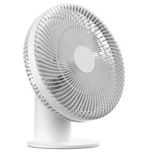 HEALLUX - ventilateur de table sans fil rechargeable - diffusion huiles essentielles, Blanc