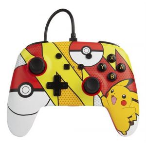 Manette Filaire Nintendo Switch Pok&eacute;mon Pikachu Pop Art