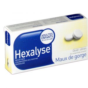 Bouchara-recordati Hexalyse maux de gorge - 24 Comprimés à sucer