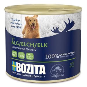 Image de Bozita Lot Paté 24 x 625 g pour chien - élan