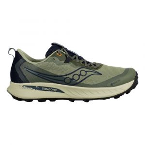 Saucony Peregrine 15 GTX Chaussure Trail Hommes - Vert, Bleu Foncé, Pointure 44.5