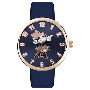 Image de Adult Minnie souris boîtier en or rose bracelet bleu MN1471