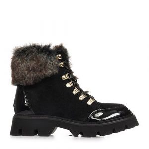 Les Trop&eacute;ziennes par M. Belarbi Femme Zamy Chaussures Ville Bottes DE Neige, Noir, 38 EU