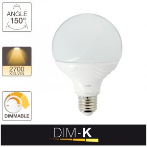 Image de Xanlite Ampoule LED G95, culot E27, 13,5W cons. (75W eq.), lumi&egrave;re blanc chaud