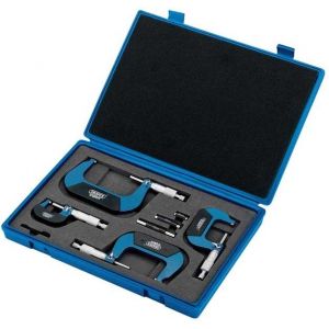 Draper Tools Coffret de 4 micromètres mécaniques