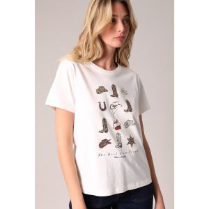 Deeluxe Tee-shirt à manches courtes femme texas