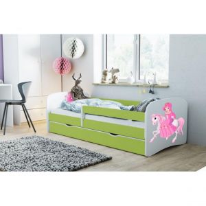 Inconnu Lit babydreams 2 vert princesse sur C val tiroir et matelas inclus 160/80