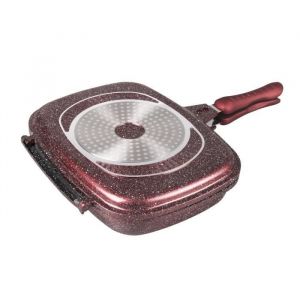 Royal swiss Po&ecirc;le - Double Face - Marbre - Bordeaux - Chaleur Bien Distribu&eacute;e