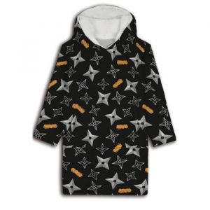 Aymax Naruto Shippuden - Plaid Polaire Adulte, Couverture à manches et capuche, Taille unique