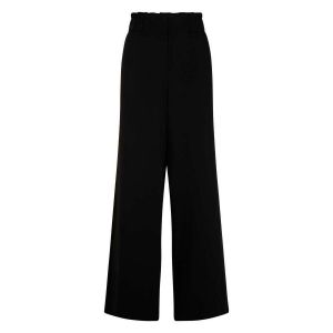 Morgan Pantalon large à fronces noir femme - Taille 36