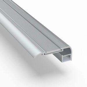 Silamp Nez de Marche Alu 2M Gris pour Ruban led 10mm