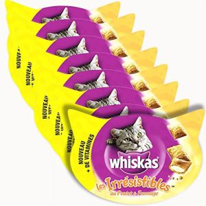 Whiskas Les Irresistibles Poulet Fromage 60gr x8