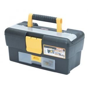 Plastiken Boîte a outillage 81034NOIRE - 34 cm - titanium - en plastique