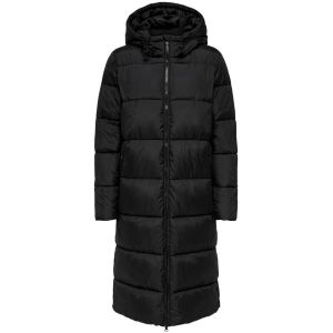 Only Onlmontana Noos OTW Veste Longue rembourr&eacute;e Manteau, Noir, S Femme