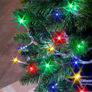 Blachère illumination Guirlande LED multicolore à piles 6m