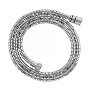 Grohe Rotaflex Metal Long-Life flexible de douche TwistStop en m&eacute;tal 1500 mm, chrome (G28417001)