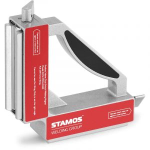 Stamos Équerre Magnétique De Soudure Aimant De Maintien Pour Soudage 50 kg 90° -