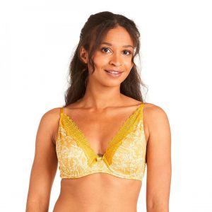 Soutien-gorge ampliforme jaune Pamoison - Pomm'Poire