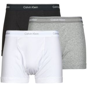 Calvin Klein Boxer Cotton Classics blanc gris noir (3 unit&eacute;s) - L