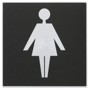 Novap Plaquette signalétique série 'europe design' - 'toilettes femmes'