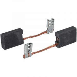 Vhbw 2x balais charbon 6,3 x 16 x 22 mm remplace Black & Decker 907614 pour meuleuse d'angle