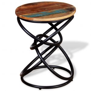 VidaXL Table d'appoint Bois de récupération massif