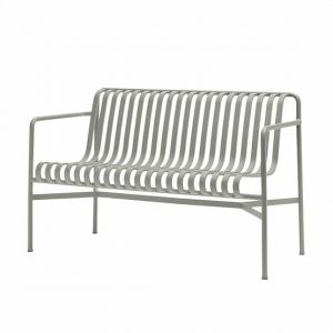 Image de Hay Palissade Dining Bench - gris brume Gris