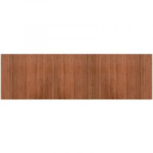 VidaXL Tapis rectangulaire marron 60x200 cm bambou Brun