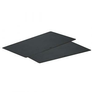 Rösle Tapis de découper de haute qualité pour la cuisine à usage universel, set de 2, PP polypropylène noir, hygiénique, lavable au lave-vaisselle