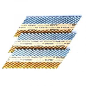 Bostitch 2200 clous en bande 34° sans gaz 2.8 x 50 Crantés Galva 12µ Tronquée B 28R50G12