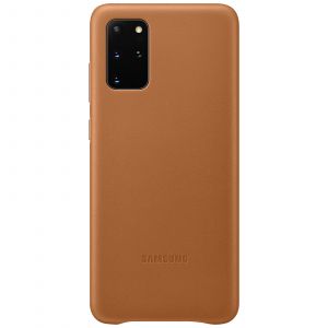 Samsung Coque S20+ Cuir marron