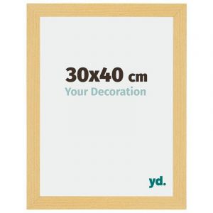 Your Decoration - 30x40 cm - Cadres Photo en mdf Avec Verre acrylique - Anti-Reflet - Excellente Qualité - Hêtre Décor - Cadre Decoration Murale
