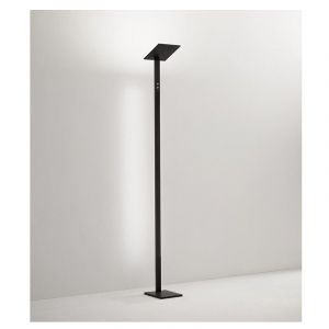 Perenz Lampadaire Led quadra Noir en métal H.180 cm