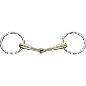 Mors 2 anneaux en inox pour cheval Sprenger Turnado sensogan