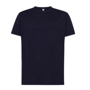 Tee Shirt Homme Jhk Bleu Marine 100% Coton