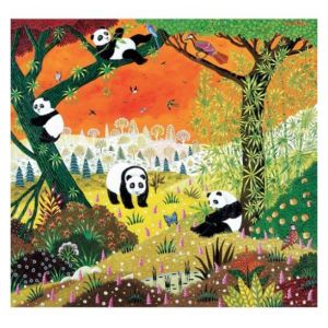 Puzzle Michèle Wilson Puzzle en Bois découpé à la Main - Thomas - Les Pandas