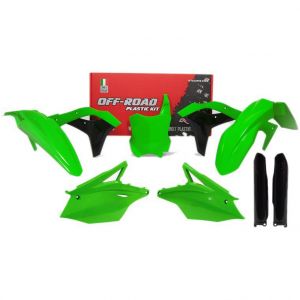 Racetech Kit plastique RTech Kawasaki 250 KX-F 17-20 vert fluo