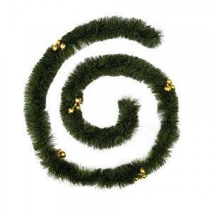 Guirlande décorée petites boules de Noël