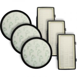 Vhbw Lot de 6 filtres compatible avec Rowenta Silence Force Animal RO7260, RO7260EA aspirateur - filtre epa, filtre pré-moteur