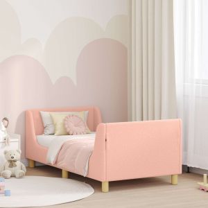 VidaXL Cadre De Lit Pour Enfants Avec T&ecirc;te De Lit Rose 80 X 160 Cm
