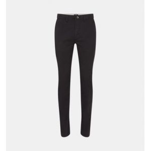 Galeries Lafayette Pantalon chino Kutslim slim coton bio Noir