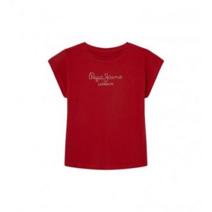 Image de Pepe Jeans Tshirt avec logo Rouge - Taille 8 Ans