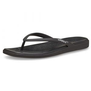 Crocs Femme Miami Flip Tongs, Black, 36/37 EU