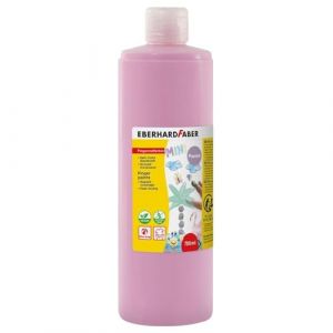 Eberhard Faber 578920 - Peinture au doigt EFA Color, rose pastel, 750 ml, séchage rapide et lavable à l'eau