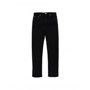 Levi's Jean Droit Taille Haute Ribcage - Fille - Bleu jean Bleu jean