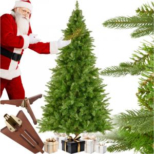 TecTake Sapin de Noël artificiel cupid, aiguilles moulées par injection - Sapin de Noël artificiel en vert, sapin de Noël artificiel, sapin de Noël en