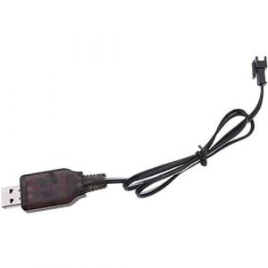Câble Chargeur USB SM-2P Sortie 250mAh pour Voitures RC, Hélicoptère RC Compatible avec Batterie Lipo 6V Haute Qualité, Plastique