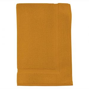 Soleil d'Ocre Tapis de bain en coton 800 gr/m2 LAGUNE moutarde, par
