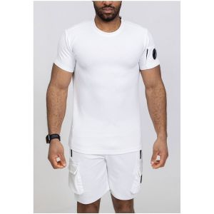 Kebello Ensembles de survêtement Ensemble Short,T-shirt Blanc H